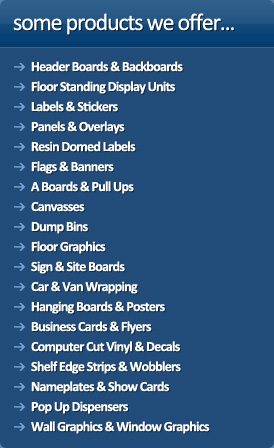 Some of our services.